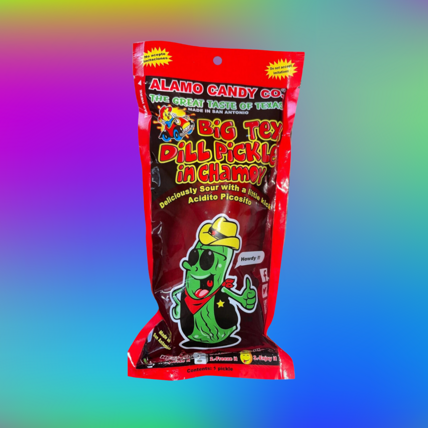 Alamo Big Tex Chamoy Pickle