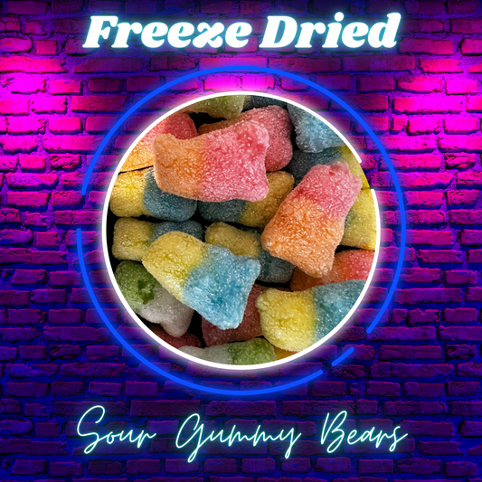 Freeze Dried Sour Gummy Bears