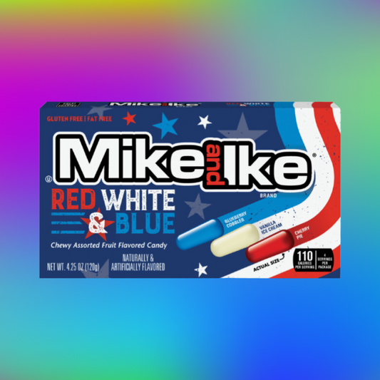 Mike & Ike Red White Blue