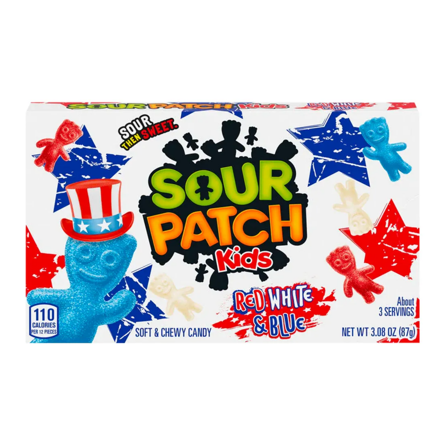 Sour Patch Red White Blue